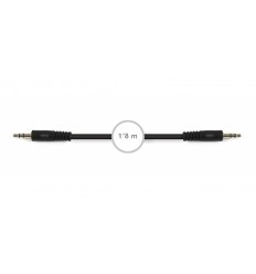 Cable audio jack 3'5 mm 1'8 m AA-729