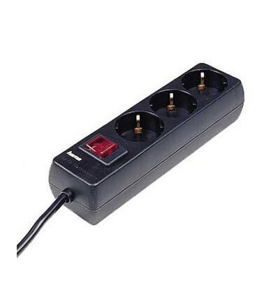 Regleta HAMA 3 Tomas SCHUKO+INT NG 30392