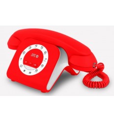 SPC Retro Elegance Mini Teléfono Rojo 3609R