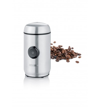 Severin KM 3879 molinillo de café Triturador con cuchillas Negro, Acero inoxidable 150 W