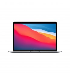 Apple MacBook Air Portátil 33,8 cm (13.3") 2560 x 1600 Pixeles Apple M 8 GB 256 GB SSD Wi-Fi 6 (802.11ax) macOS Big Sur Gris