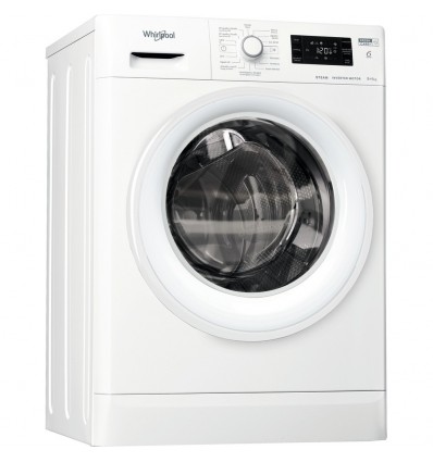 Whirlpool FWDG 861483 WV SPT N lavadora-secadora Independiente Carga frontal Blanco A