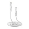 Cable USB SBS TECABLELIGTC2W Blanco Tipo C 