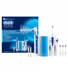 Oral-B PRO 2000 + Oxyjet Adulto Cepillo dental oscilante Azul, Blanco