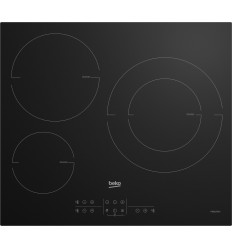 Beko HIIS63206M hobs Negro Integrado 58 cm Con placa de inducción 3 zona(s)