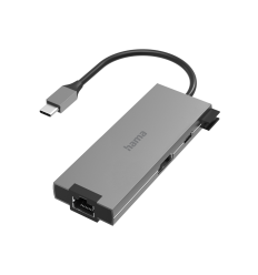 Multipuerto USB-C HAMA 200109 Gris 5 Puertos