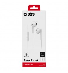 Auriculares SBS TEEARSETMIX65W Blanco Jack 3,5mm