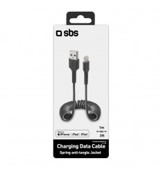Cable SBS Lightning TECABLEUSBIP5S1K 1M