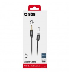Cable de audio SBS TECABLE35TYCK USB-C – Jack 3,5 mm
