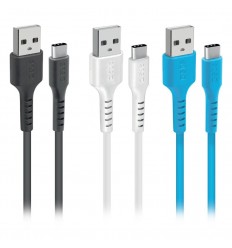 Kit 3 CABLES TIPO C SBS TEKITUSBC3X1WBK