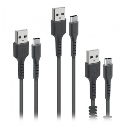 Kit 3 Cables USB TIPO C SBS TEKITUSBC3IN1K