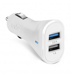 Cargador Coche SBS TECR2USB24AWFAST 2400MAH 2 Puertos