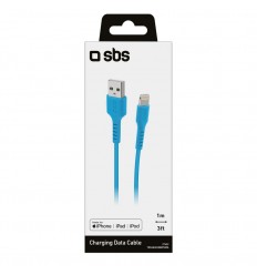 Cable SBS Lightning TECABLEUSBIP589A 1M