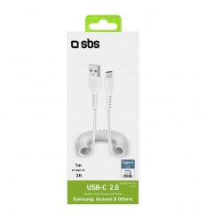 Cable USB TIPO C 1M SBS TECABLETYPCS1W