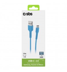 Cable USB SBS 2.0 TIPO C TECABLEMICROC15A 1.5M