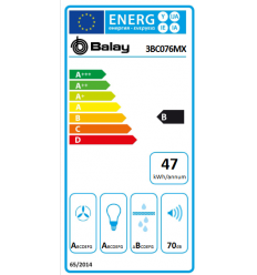Campana decorativa de pared box Balay 3BC076MX