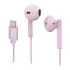 Auriculares USB-C SBS TEEARTYCMIX65P Rosa