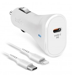 Cargador Coche SBS TECRKITPD20LIGW C-Light