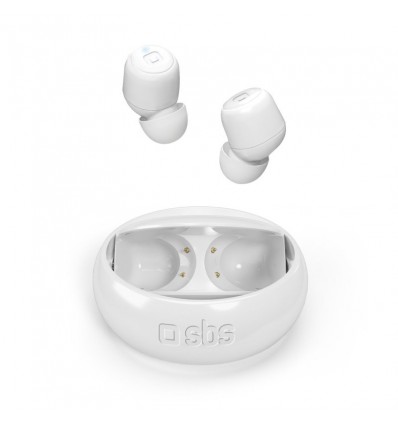 Auricular TWS SBS TEEARTWSSPINBTW 360 Blanco