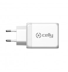 Celly TC3GAN65WWH cargador de dispositivo móvil Blanco Interior