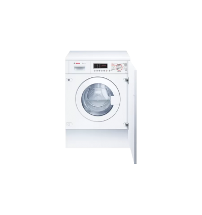Lavadora secadora - BOSCH WKD28543ES, 7 kg + 4 kg, Blanco