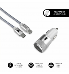CARG COCHE SUBBLIM PD20W+CABLEC TO C/LIGHT SILVER