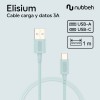 CABLE NUBBEH 1M 3A NBTCABLACT1 TURQUESA