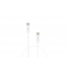 Cable Nubbeh 1M 3A Tipo C+C  NBTCABLCCW1 Blanco