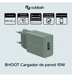 Cargador Nubbeh 10W V NBWALLCHUSBG10