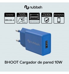 Cargador Nubbeh 10W A NBWALLCHUSBBL10