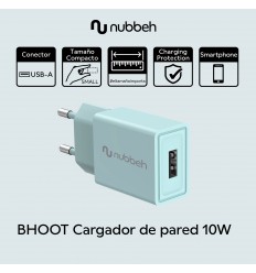 Cargador Nubbeh 10W T NBWALLCHUSBT10