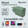 CARGADOR NUBBEH 30W USB A+C  V NBWALLCHG 