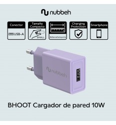 CARGADOR NUBBEH 10W L NBWALLCHUSBP10