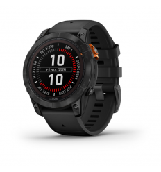 Garmin fenix 7 Pro Solar Edition 3,3 cm (1.3") MIP 47 mm Digital 260 x 260 Pixeles Pantalla táctil Negro, Gris Wifi GPS (satélite)