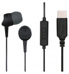 AURICULARES HAMA TIPO C 184192 SEA II NEGRO