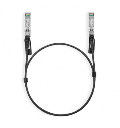 TP-Link TL-SM5220-1M Cable de fibra óptica e InfiniBand SFP+ DAC Negro