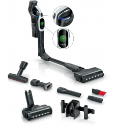 Bosch BCS1041WAC aspiradora de pie y escoba eléctrica Aspiradora escoba Batería Secar HEPA Sin bolsa 0,4 L 23,5 W Negro, Blanco 4 Ah