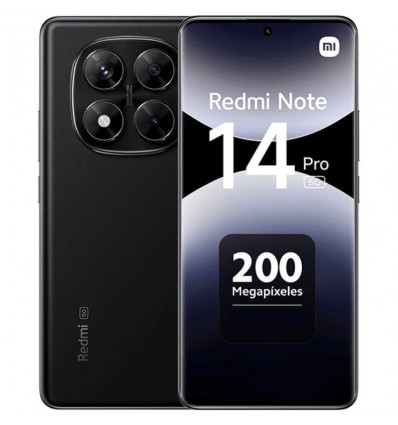Smartphone Xiaomi Redmi Note 14 Pro 12GB/ 512GB/ 6.67"/ 5G/ Negro Medianoche