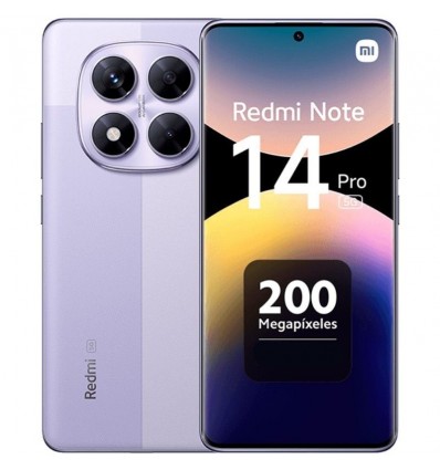 Smartphone Xiaomi Redmi Note 14 Pro 8GB/ 256GB/ 6.67"/ 5G/ Púrpura