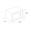 Microondas Teka HMWE FS23 G Negro