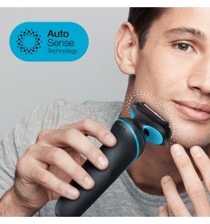 Braun Series 5 51-M1000s Máquina de afeitar de láminas Negro, Azul