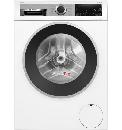 Bosch Serie 6 WNG244A0ES lavadora-secadora Independiente Carga frontal Blanco D