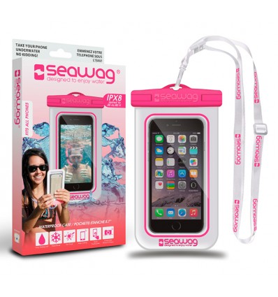 FUNDA SMARTPHONE ACUA SEAWAG BLANCO/ROSA
