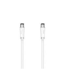 Hama 00205045 cable coaxial 1,5 m Blanco