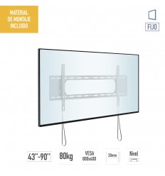 Soporte TV de pared fijo TM SLC133L  VESA 80 X 40