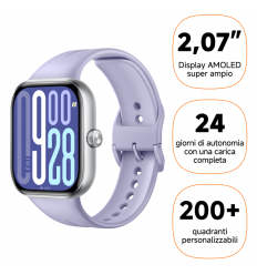 Xiaomi Watch 5 5,26 cm (2.07") AMOLED 47.5 mm Digital 432 x 514 Pixeles Pantalla táctil Púrpura