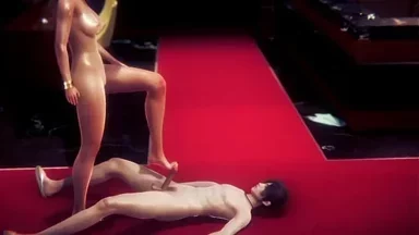 Hentai Không Kiểm Duyệt - Handjob Của Nataly Với Tinh Dịch Bắn Mặt Và Footjob - Phim Người Lớn Nhật Bản Châu Á Manga Anime Game