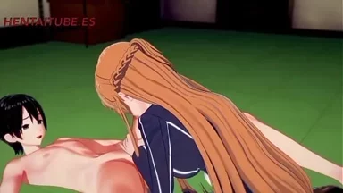 Hentai 3D Art Online - Asuna x Kirito đam mê - Thủ dâm, Thổi kèn, Quan hệ với xuất tinh bên trong - Anime Manga Phim khiêu dâm Nhật Bản