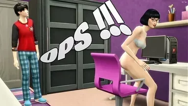 Đứa con riêng Nhật bắt quả tang mẹ kế đang thủ dâm trên máy tính của nó, đe dọa phải ngủ với bà ấy nếu không sẽ tung tin