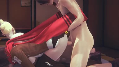 Hingeki no Kyojin Hentai: Annie Leonhart trong cuộc ân ái ba người nóng bỏng với Mikasa - Phim khiêu dâm manga anime Nhật Bản châu Á